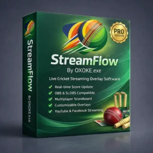 Cricket Score Live Template (Streamflow-) – LA 🇵🇰